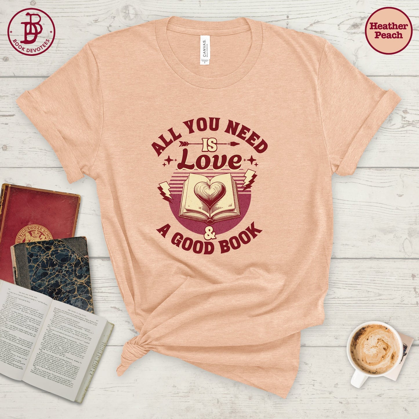 Love and a Good Book Tee