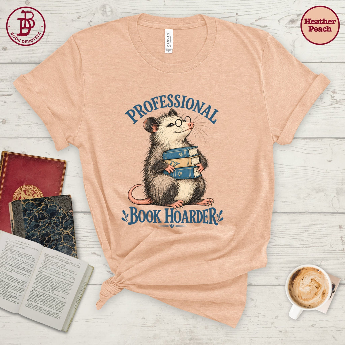 Professional Book Hoarder Tee