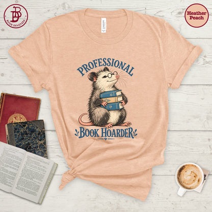 Professional Book Hoarder Tee