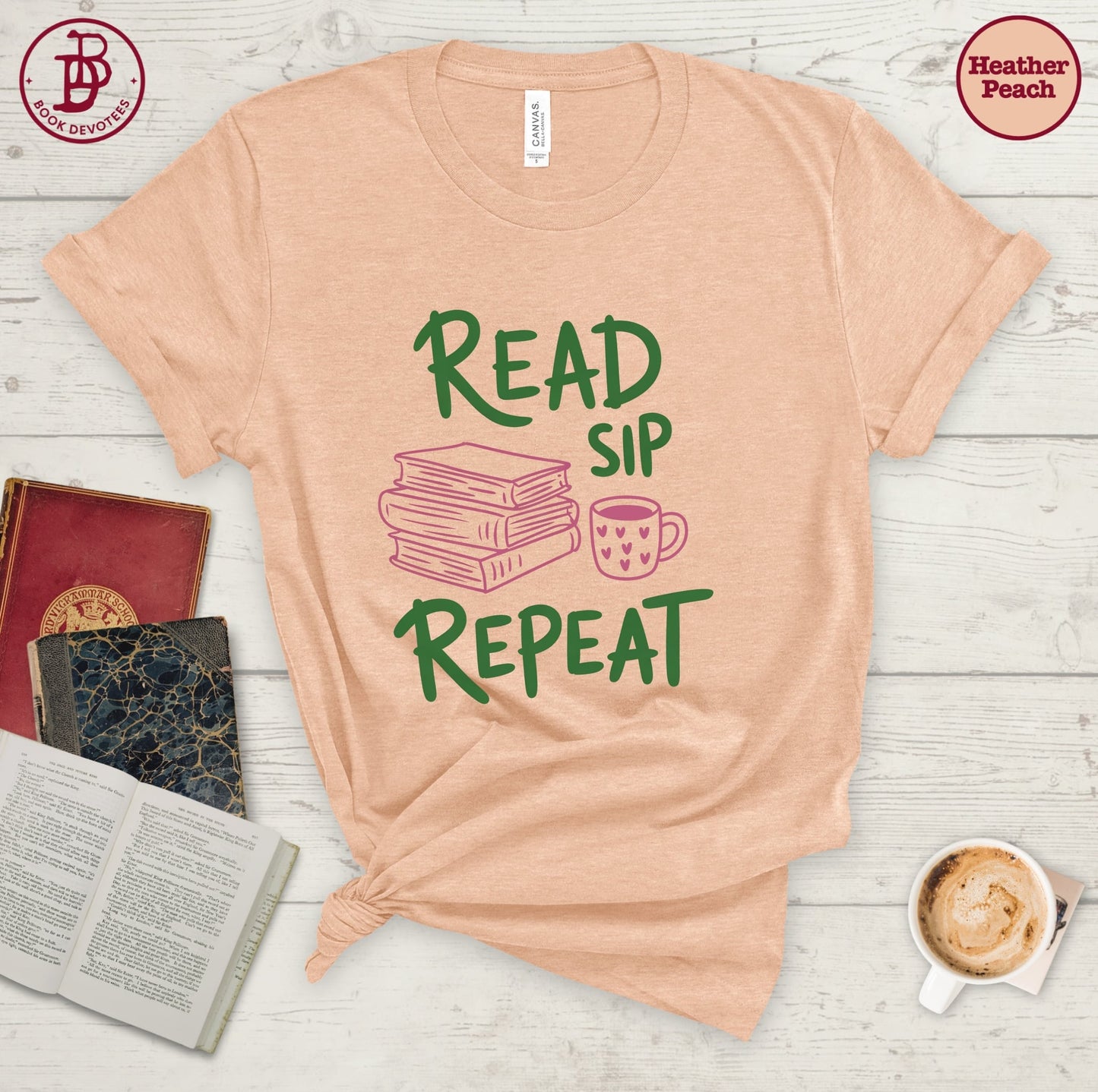 Read Sip Repeat Tee