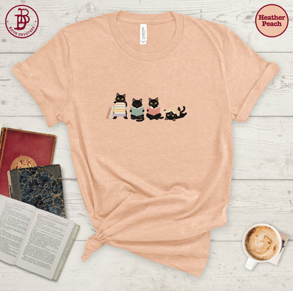Reading Cats Tee