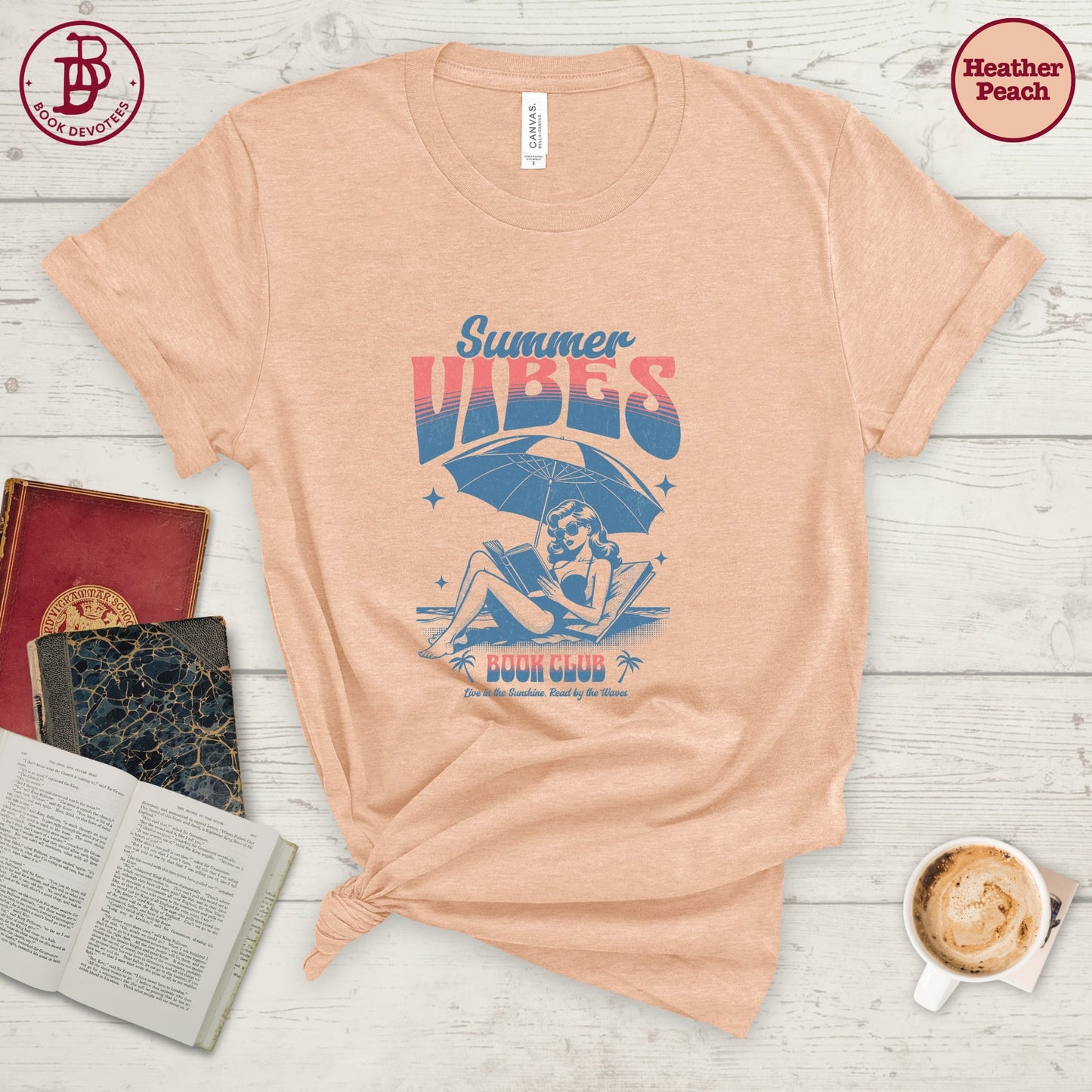 Summer Vibes Book Club Tee