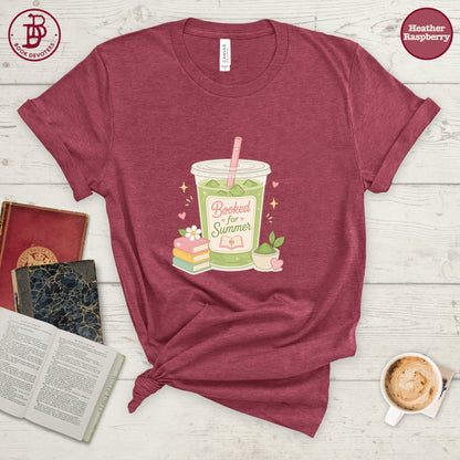 Booked for Summer Matcha Tee