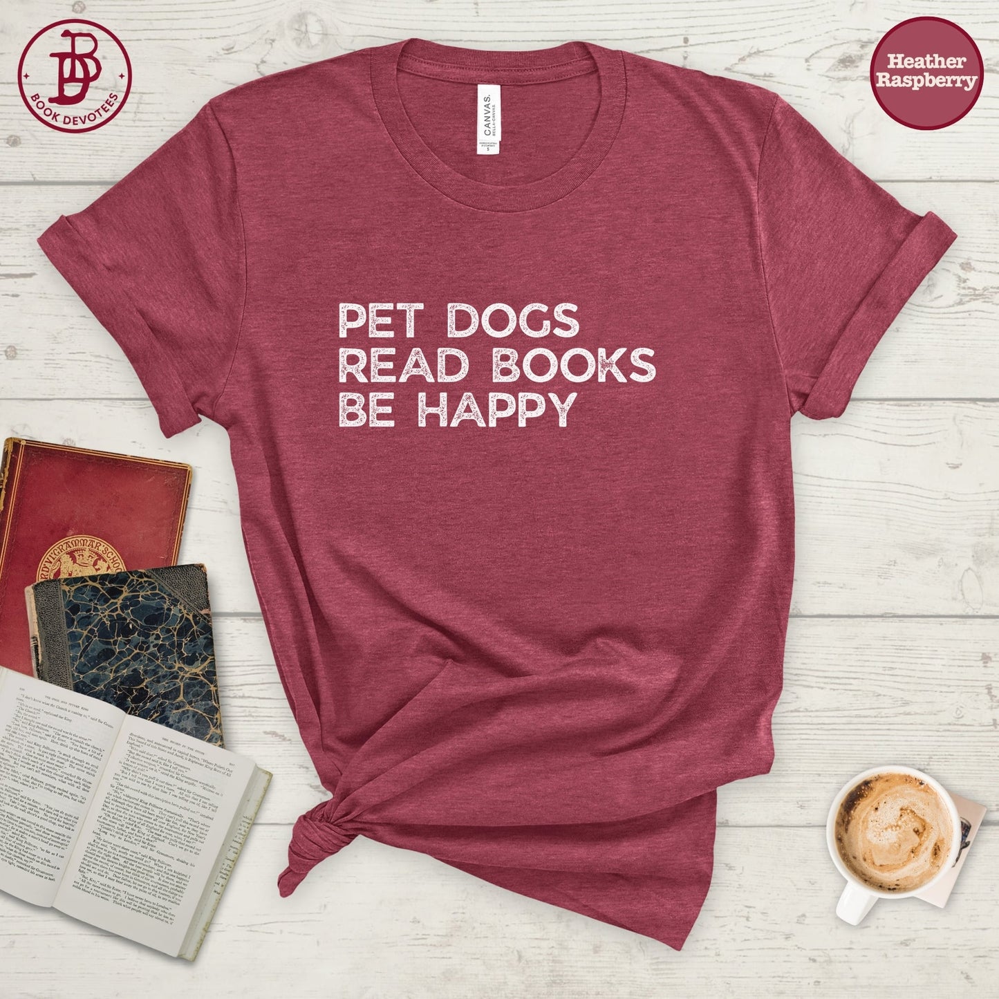 Pet Dogs Read Books Tee