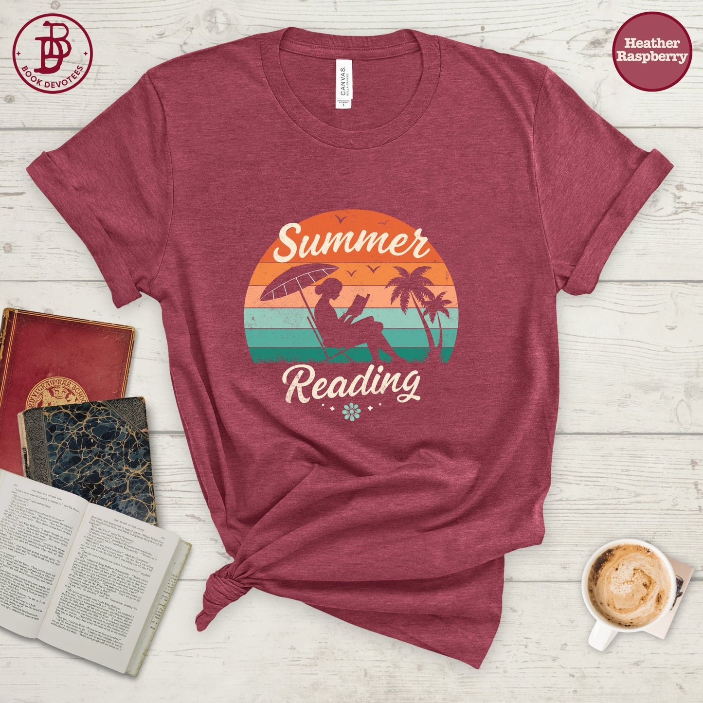 Summer Reading Sunset Tee