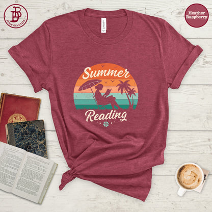 Summer Reading Sunset Tee