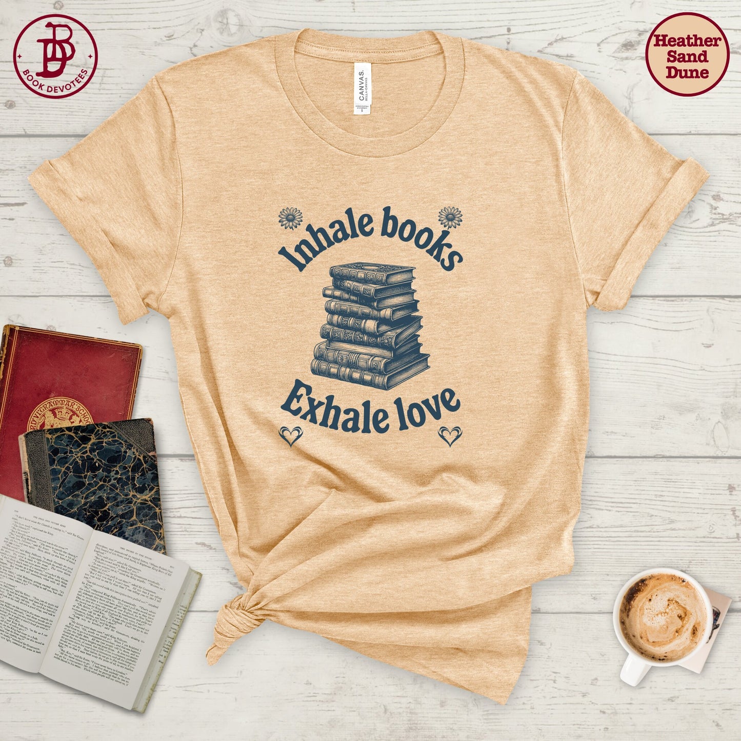 Inhale Books Tee