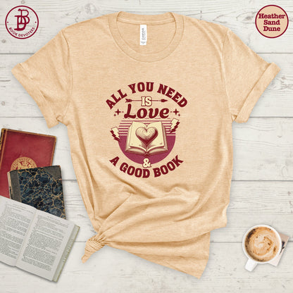 Love and a Good Book Tee