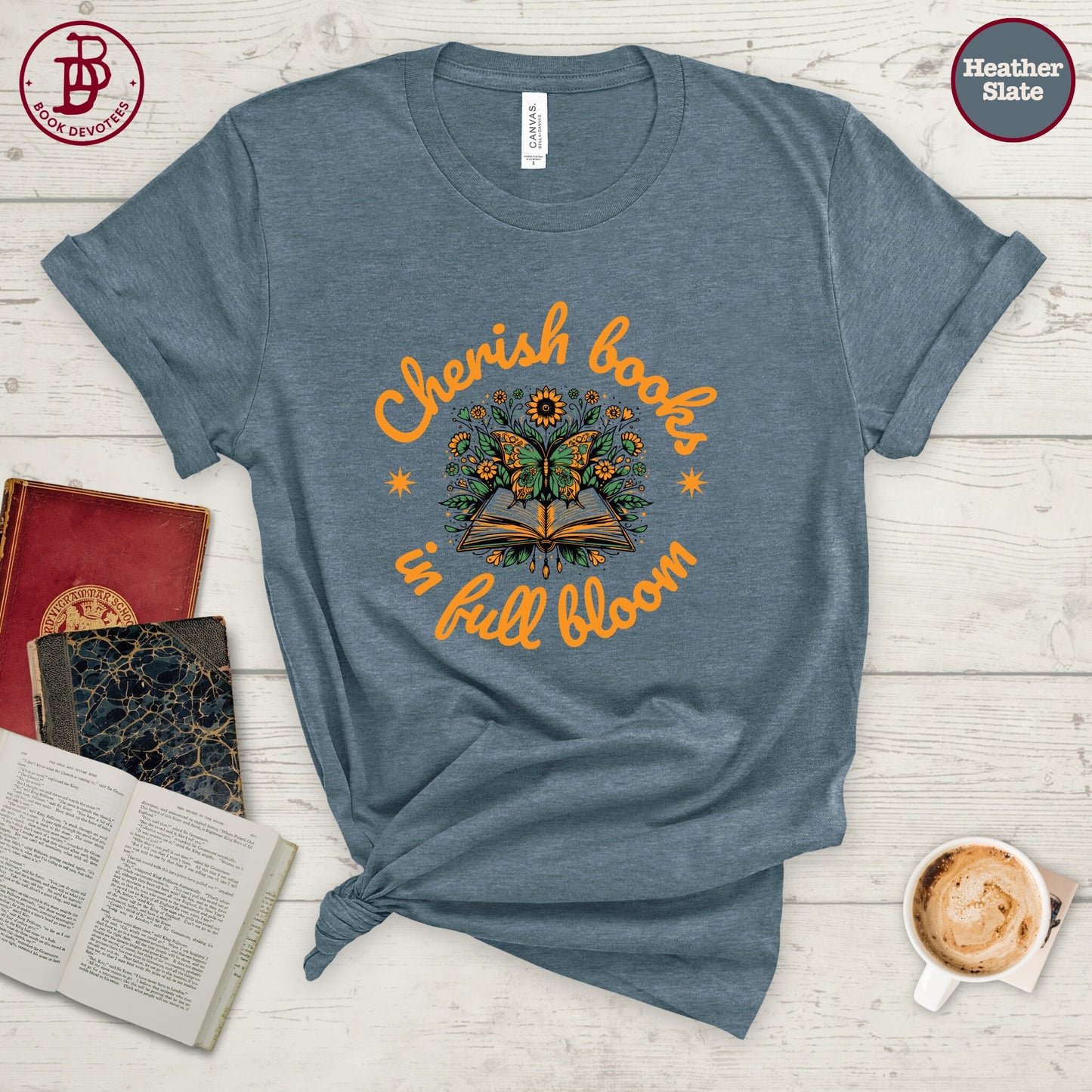 Cherish Books Tee