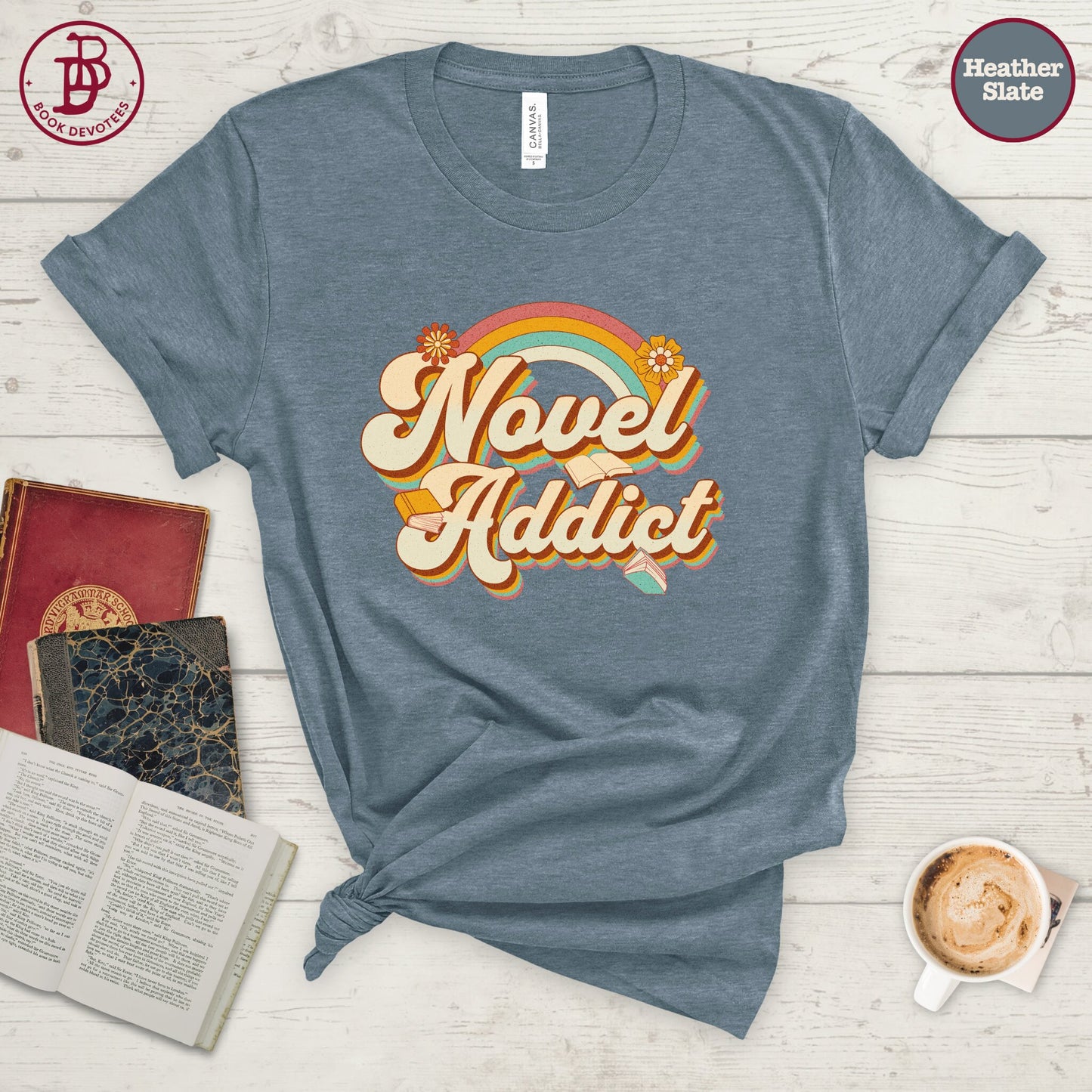 Novel Addict Retro Tee