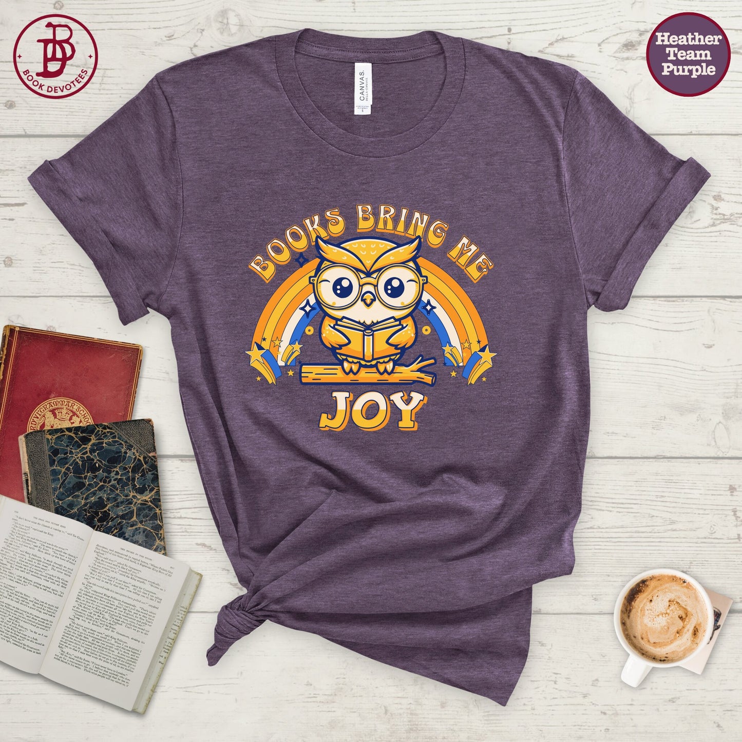 Book Joy Owl Tee