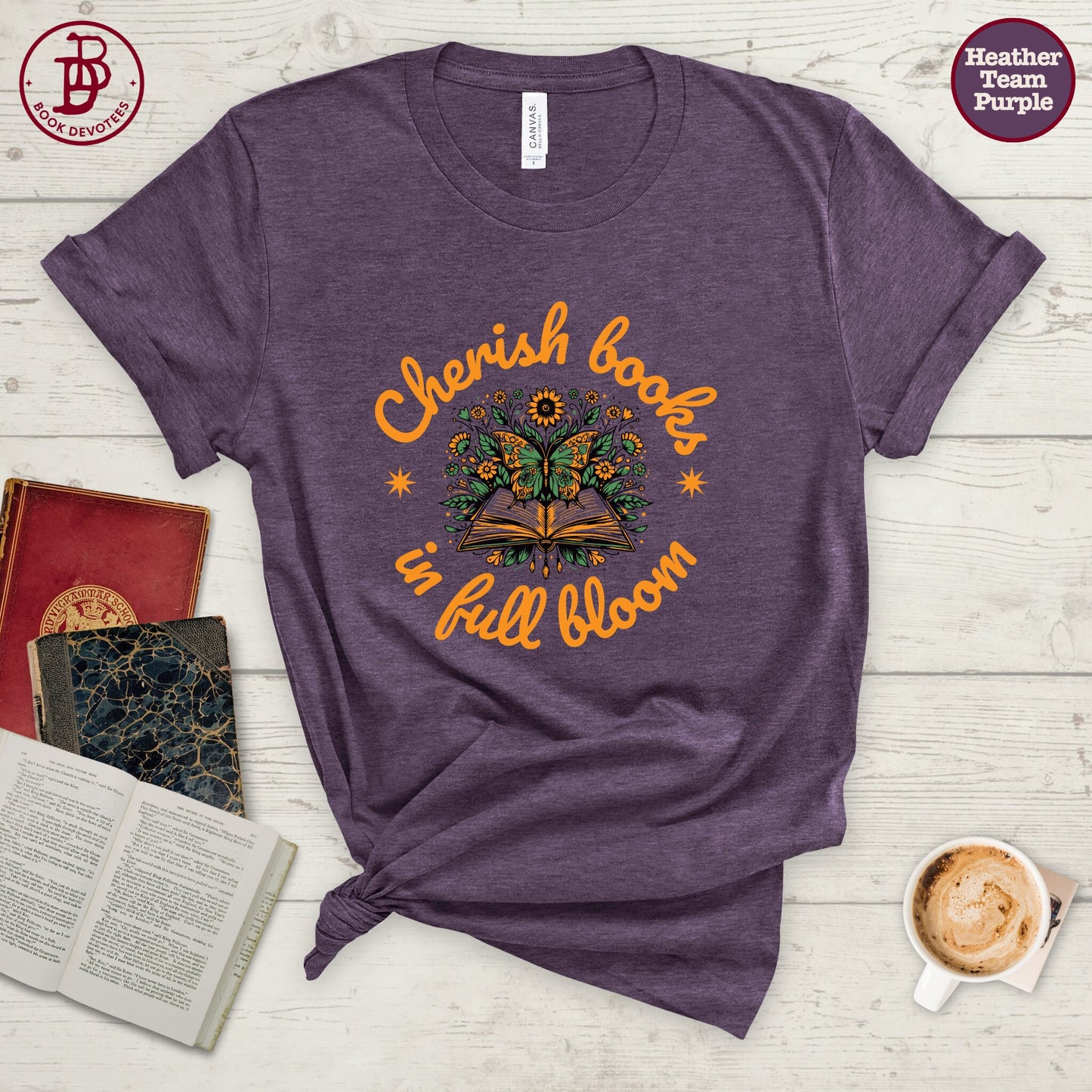 Cherish Books Tee