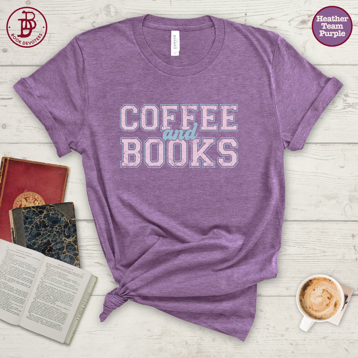 Coffee and Books Tee