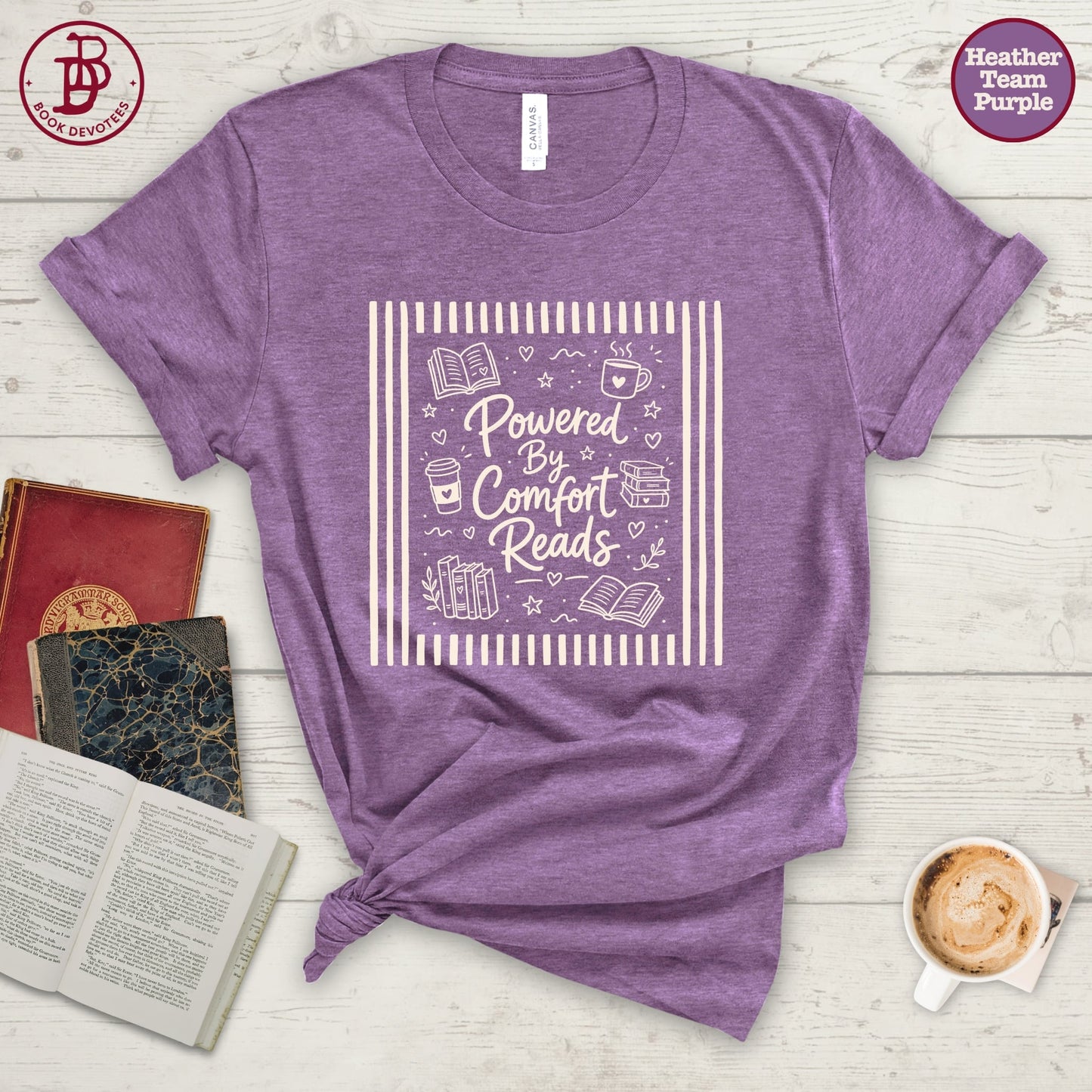 Comfort Reads Stripe Tee