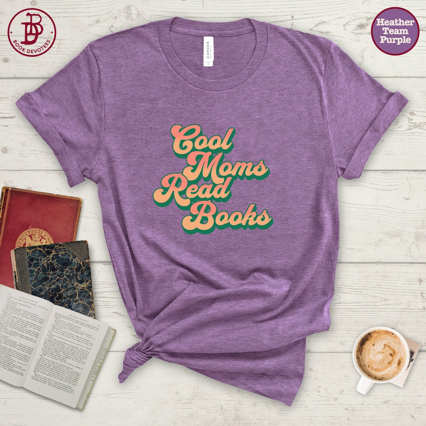 Cool Moms Read Retro Tee