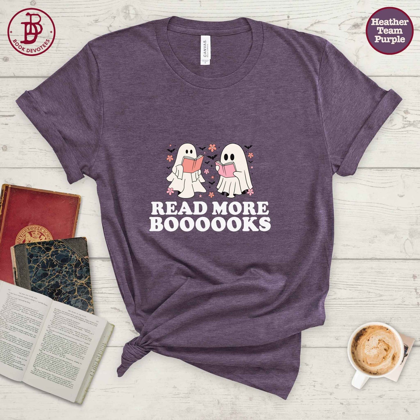 Ghosts Read More Books Tee