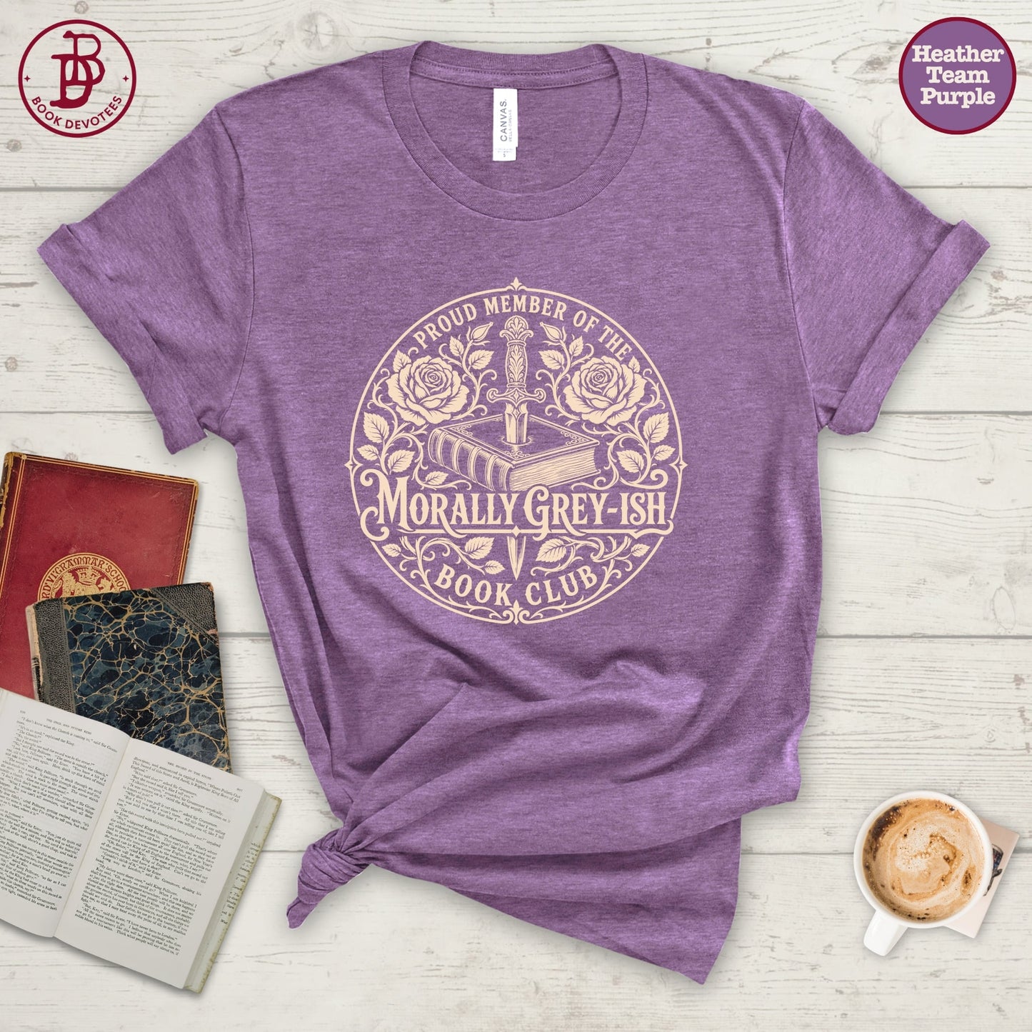 Morally Greyish Book Club Tee