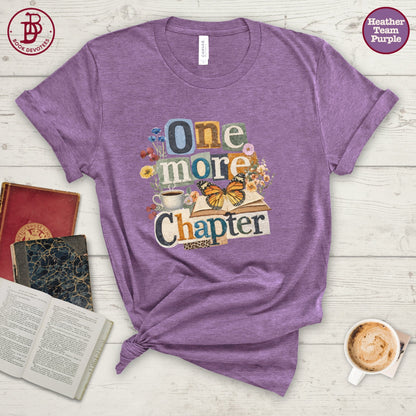 One More Chapter Decoupage Tee