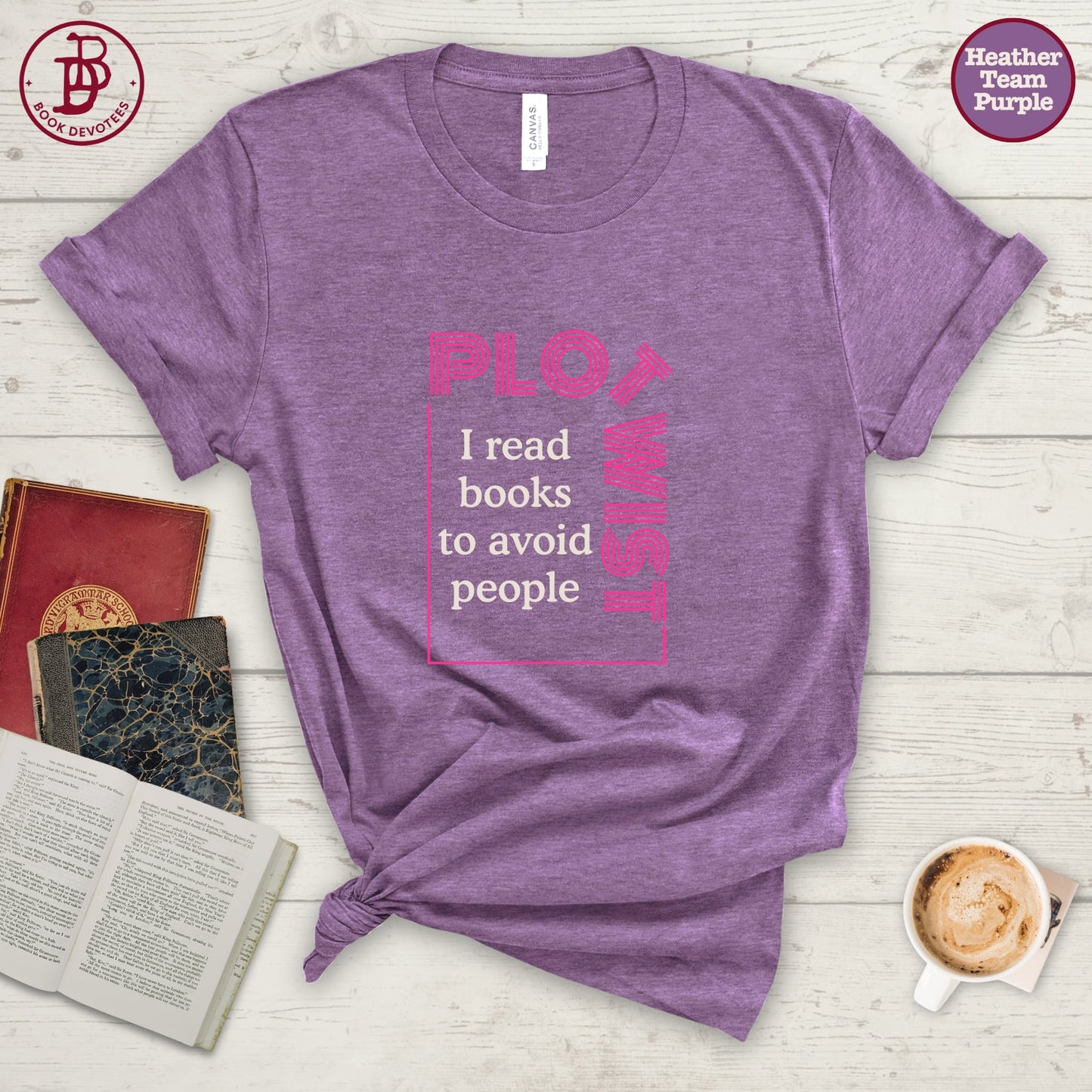 Plot Twist Avoid People Tee