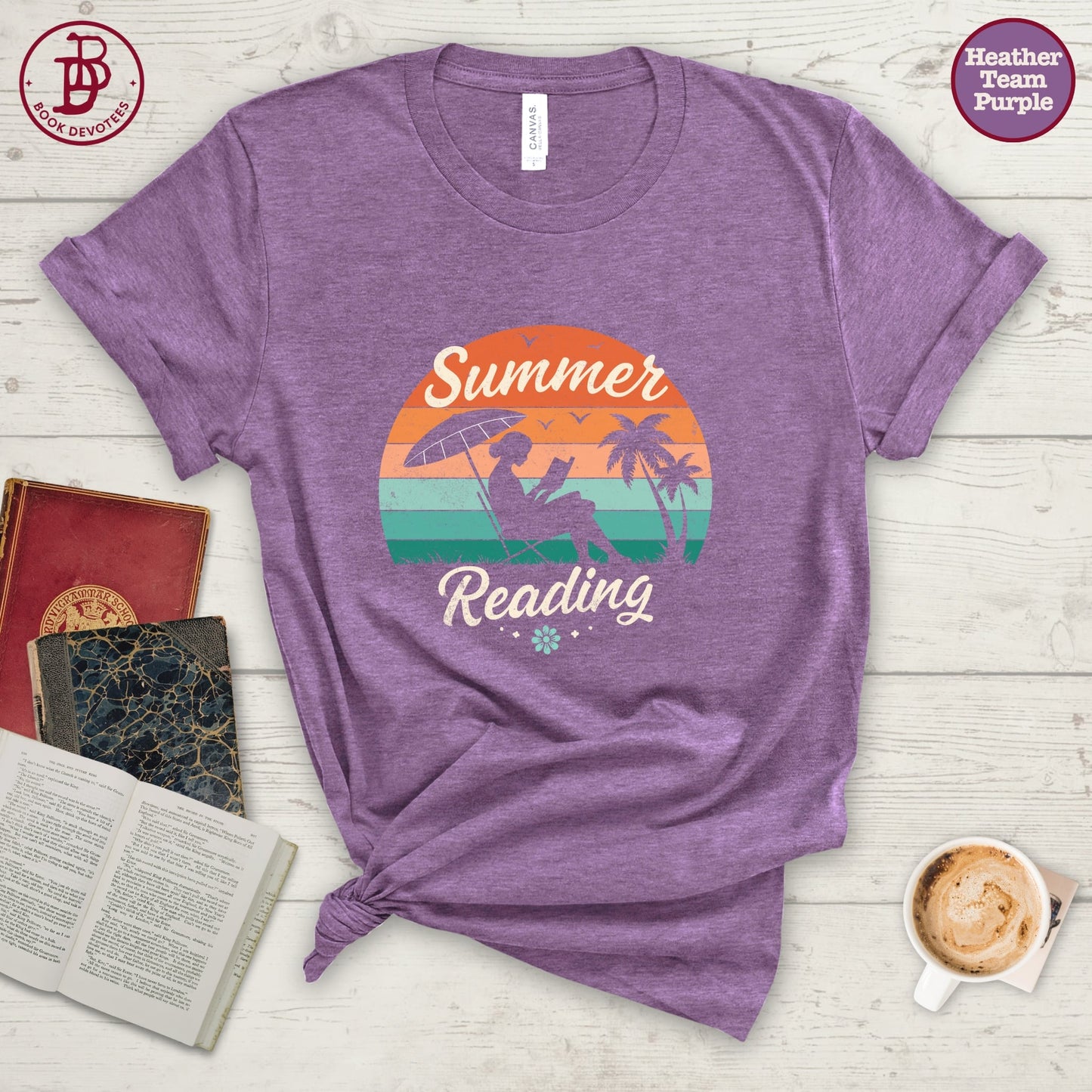 Summer Reading Sunset Tee