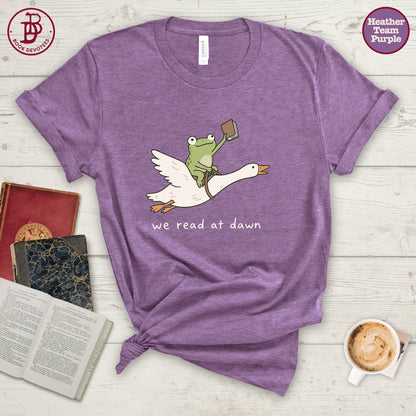We Read at Dawn Tee