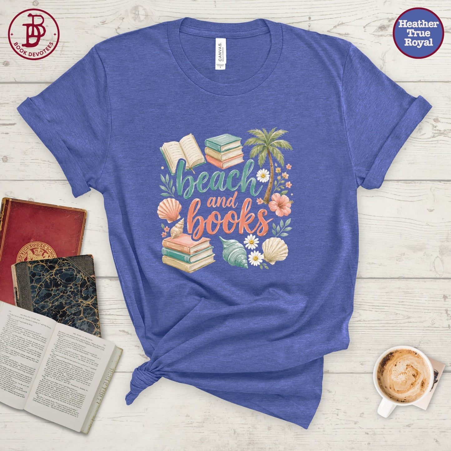 Beach and Books Tee