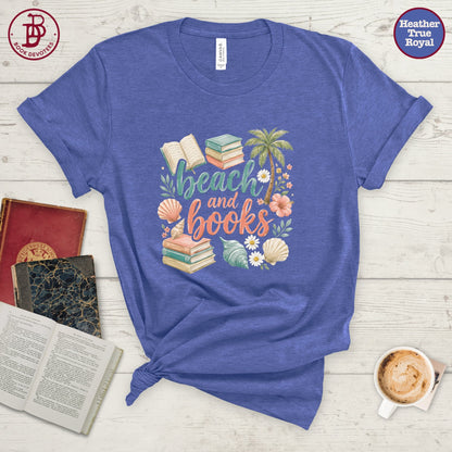Beach and Books Tee