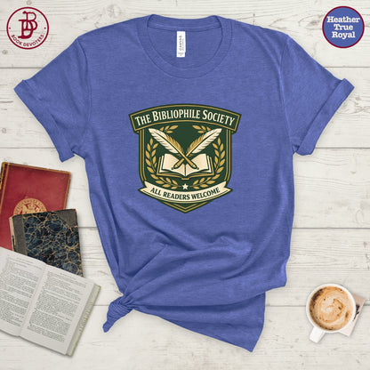 Bibliophile Society Tee
