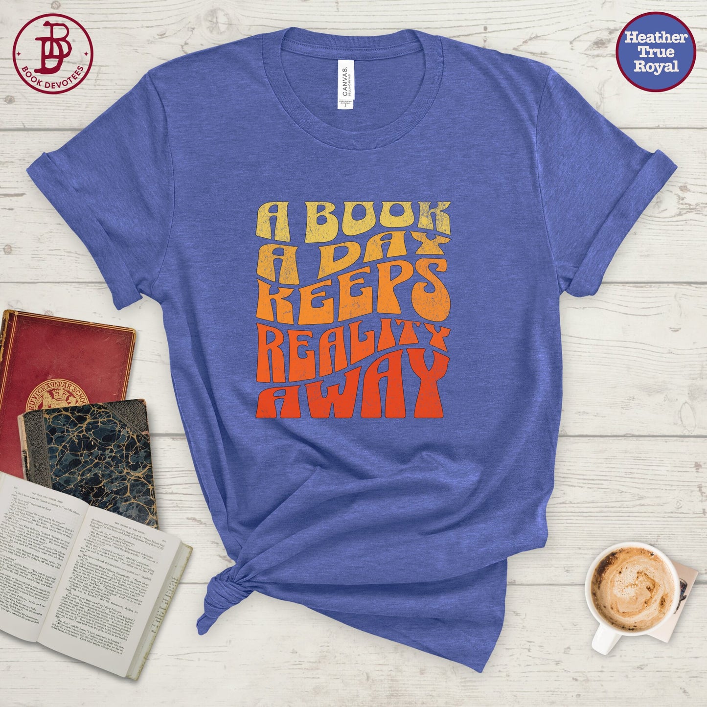 Book A Day Retro Tee