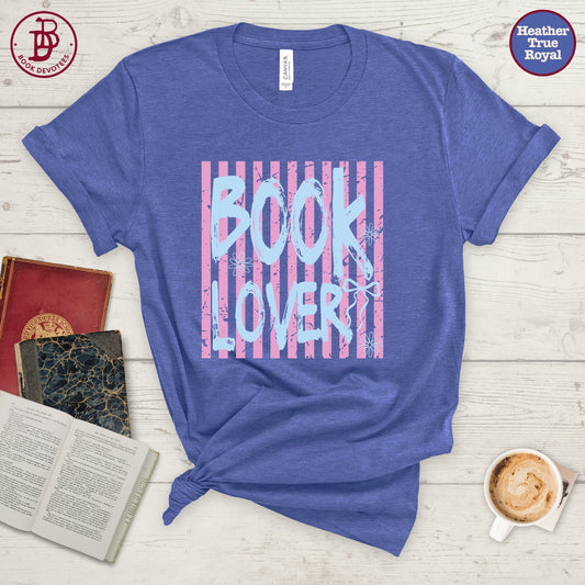 Book Lover Stripe Tee