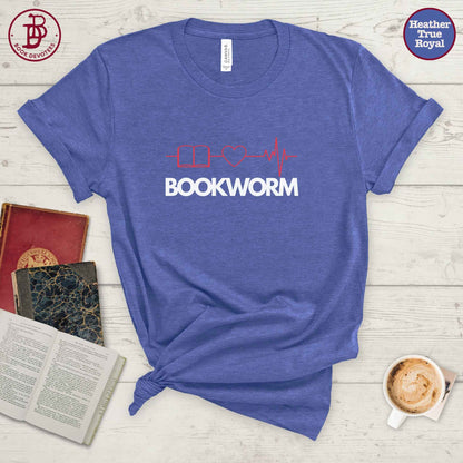 Bookworm Heartbeat Tee