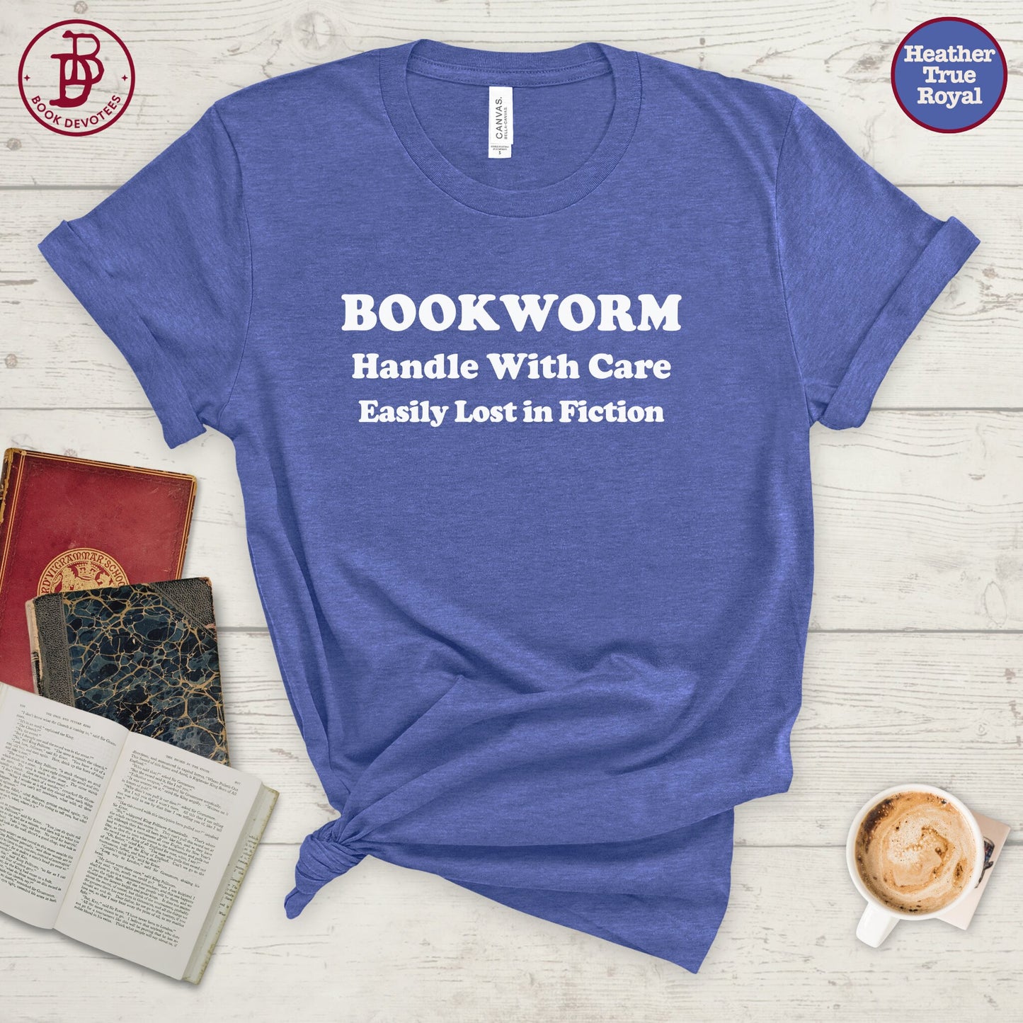 Bookworm Lost in Fiction Tee