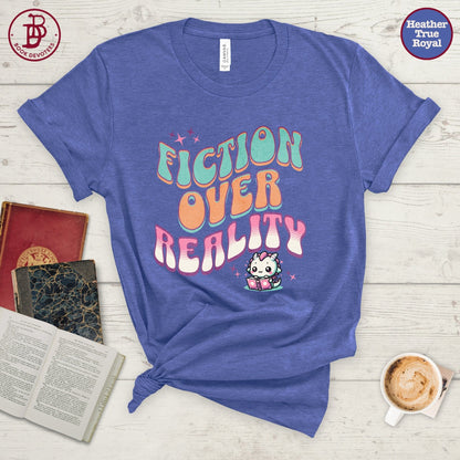 Fiction Over Reality Retro Dragon Tee