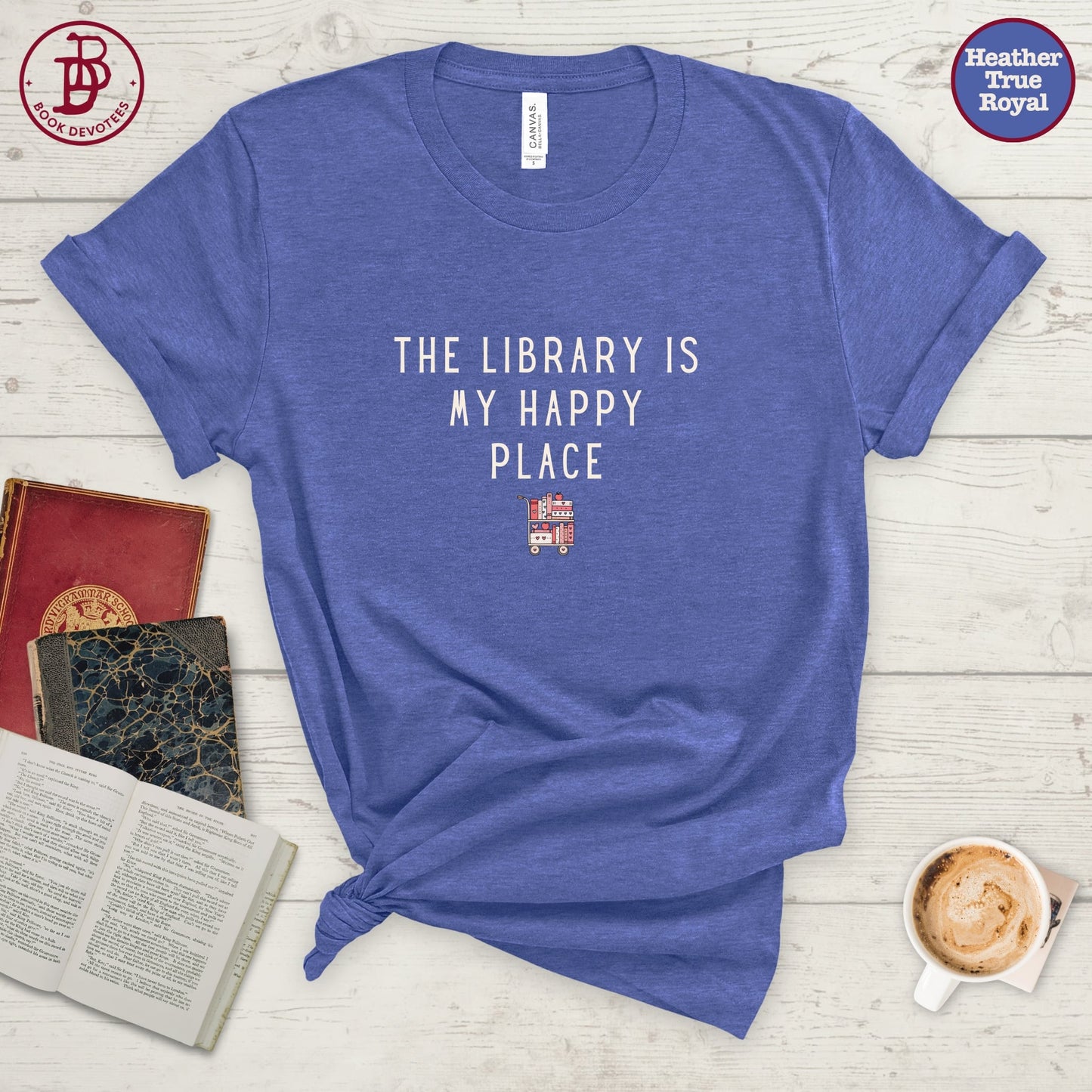 Library Happy Place Tee