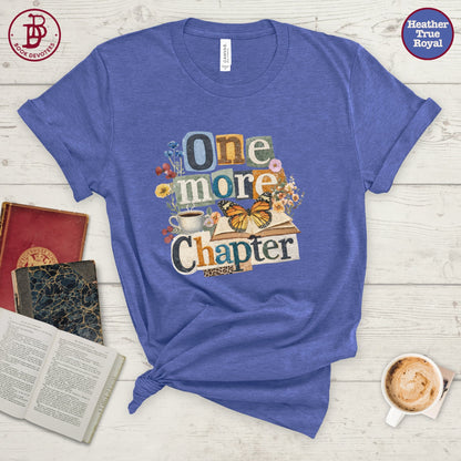 One More Chapter Decoupage Tee