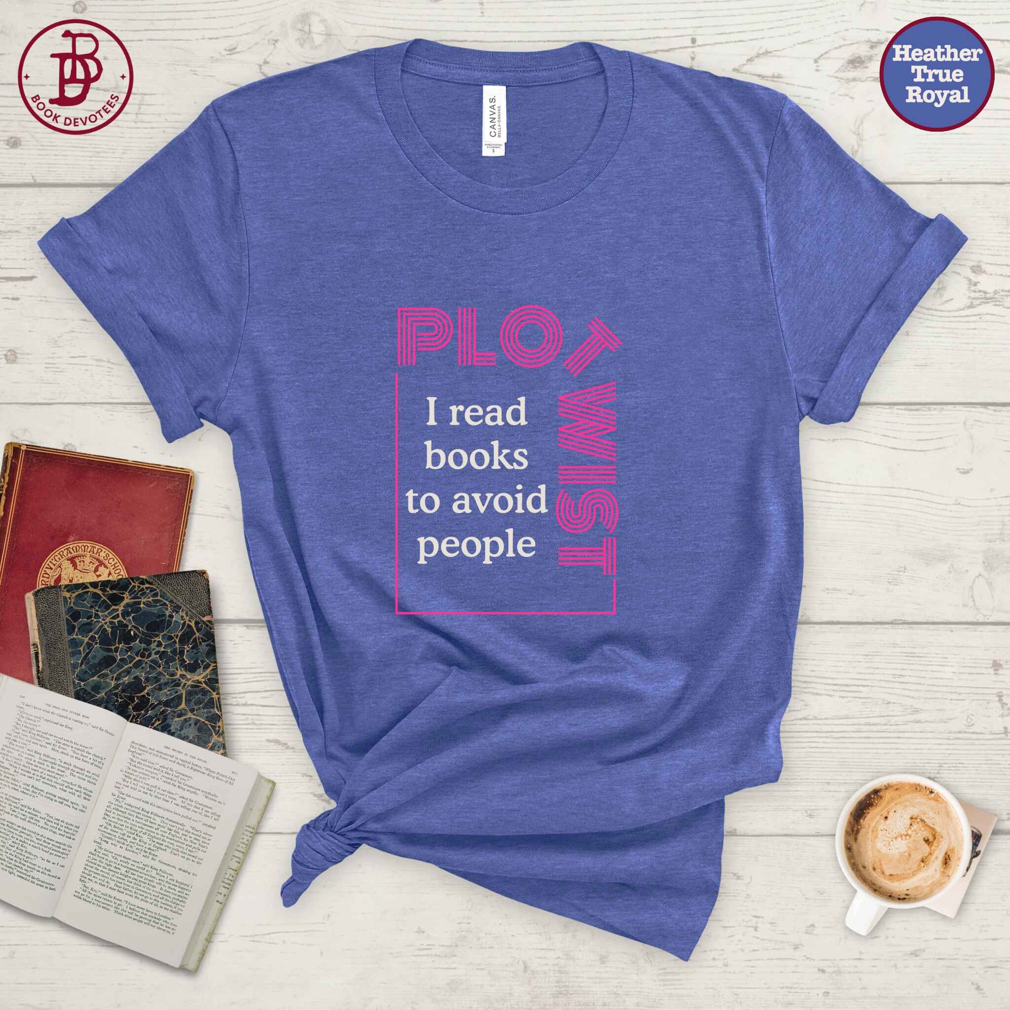 Plot Twist Avoid People Tee – Book Devotees