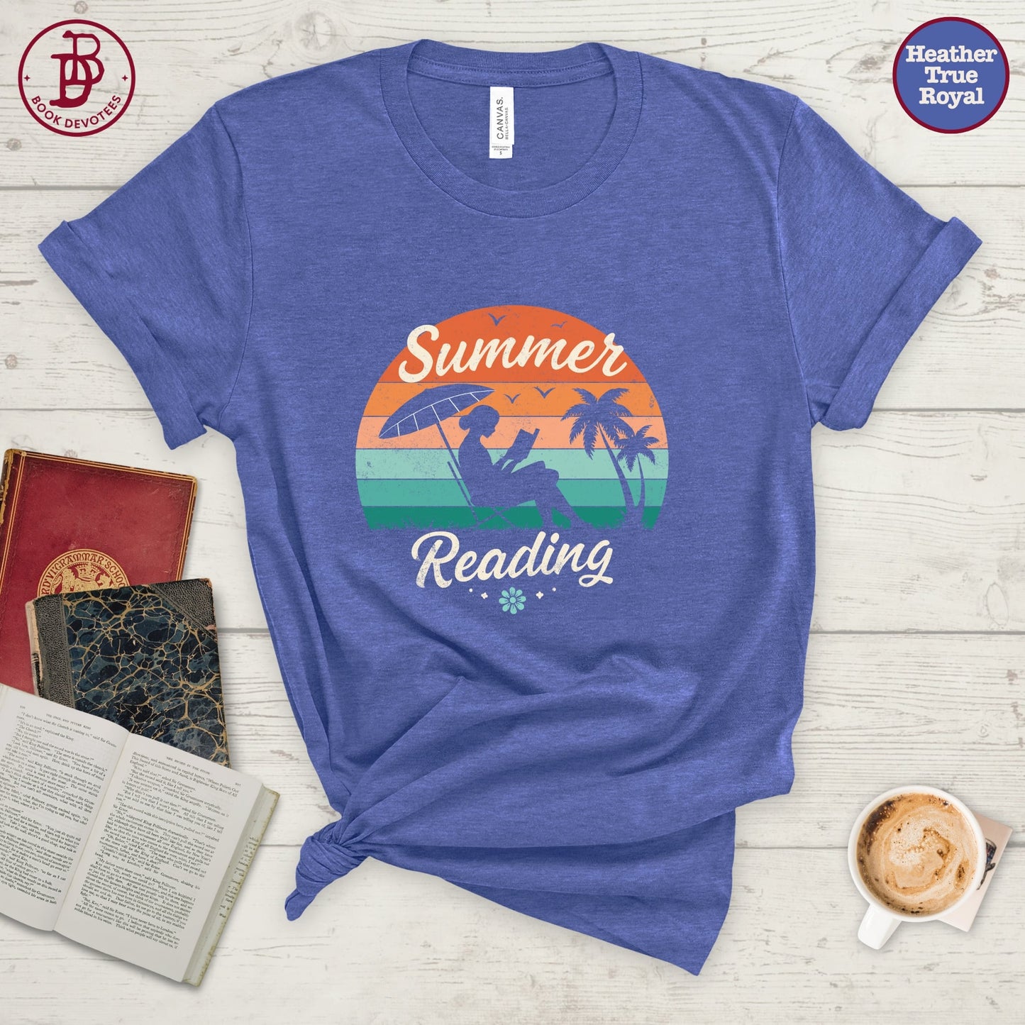 Summer Reading Sunset Tee