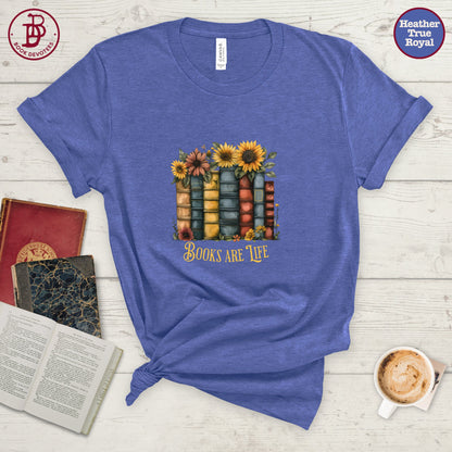 Sunflower Books are Life Tee
