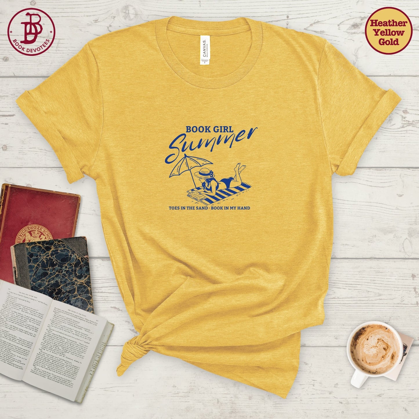 Book Girl Summer Sand Tee