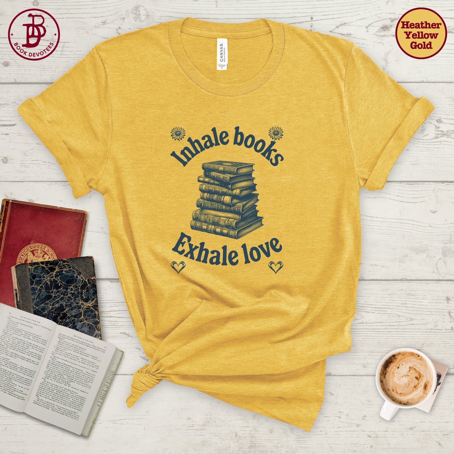 Inhale Books Tee