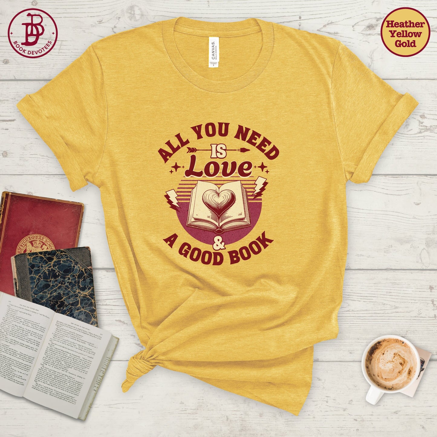 Love and a Good Book Tee