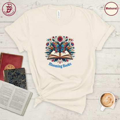 Book Butterfly Blooming Tee