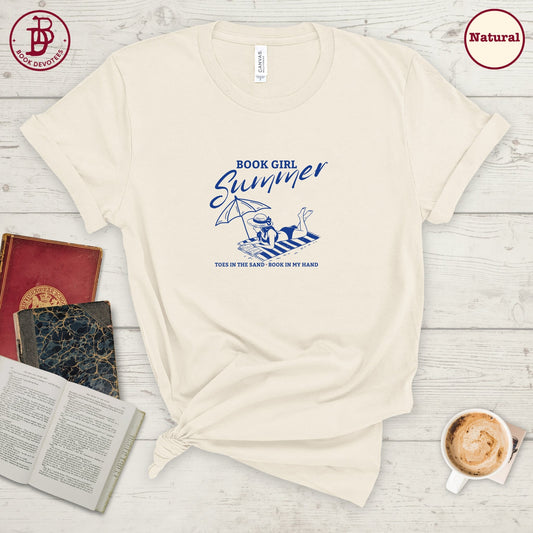 Book Girl Summer Sand Tee