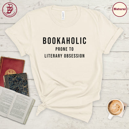 Bookaholic Literary Obsession Tee