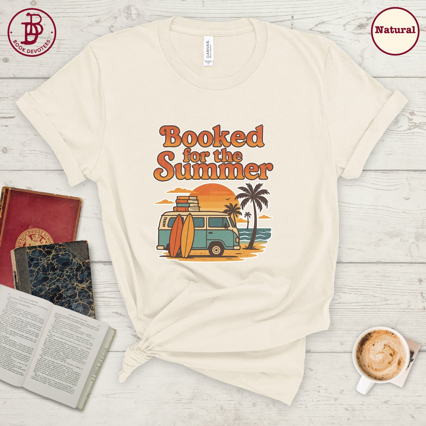 Booked for Summer Beach Tee