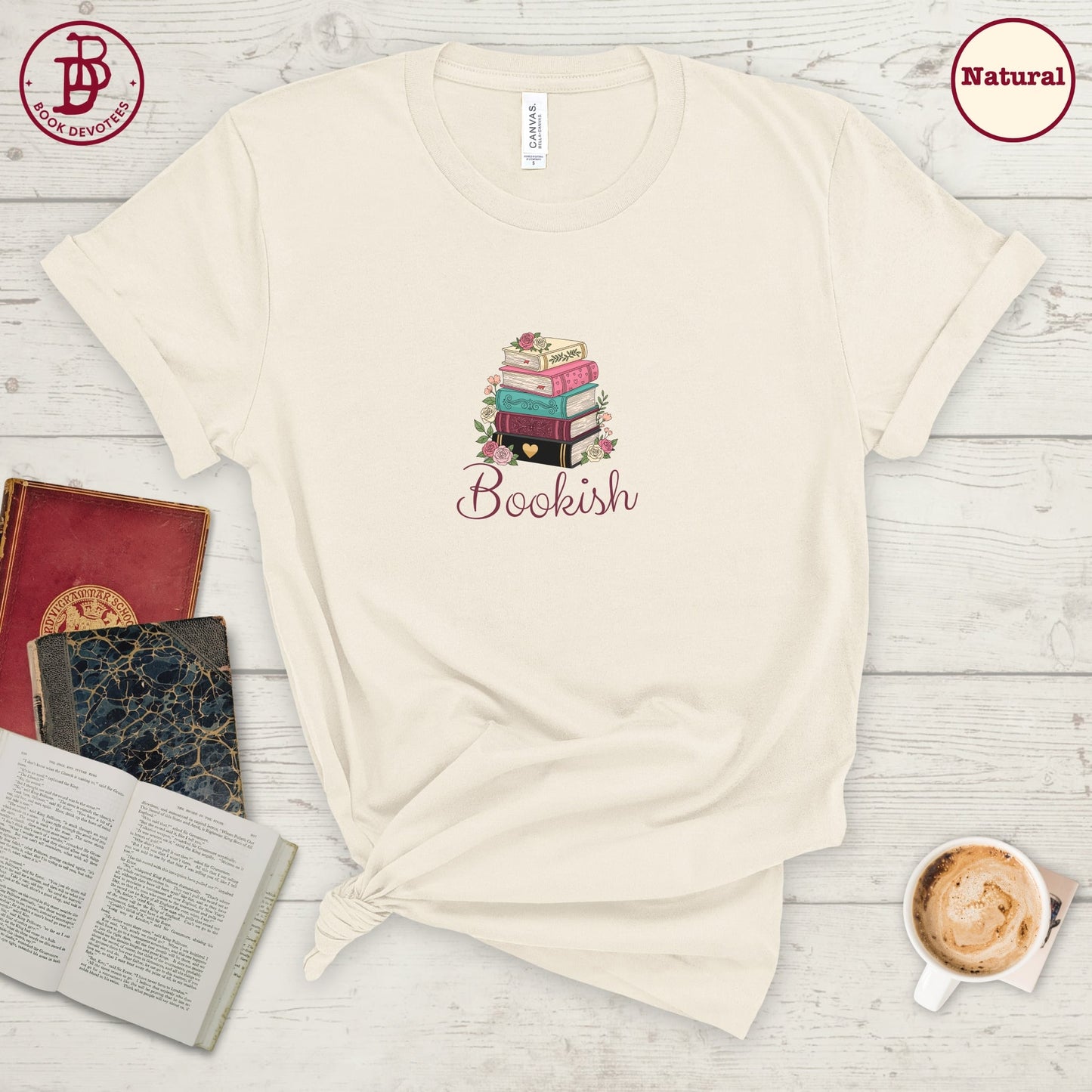 Bookish Roses Tee