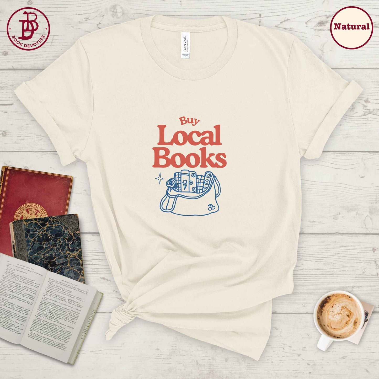 Buy Local Books Tee