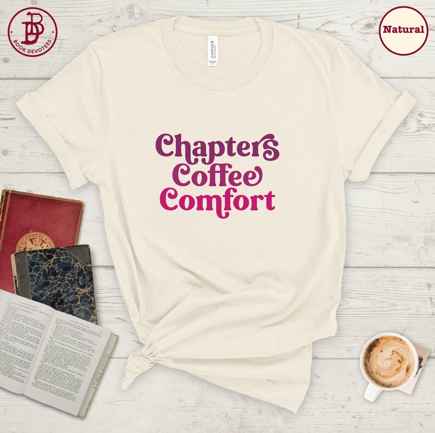 Chapters Coffee Comfort Tee