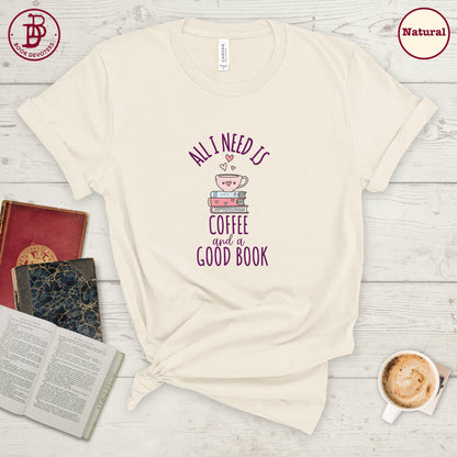 Coffee and a Good Book Tee