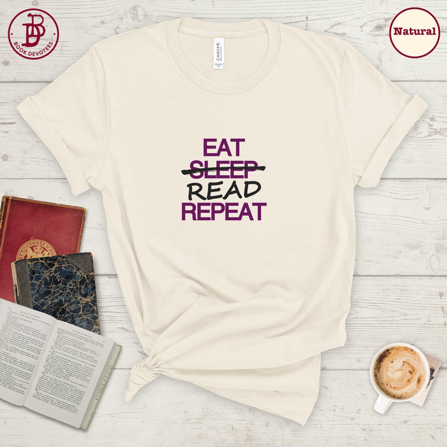 Eat Read Repeat Tee